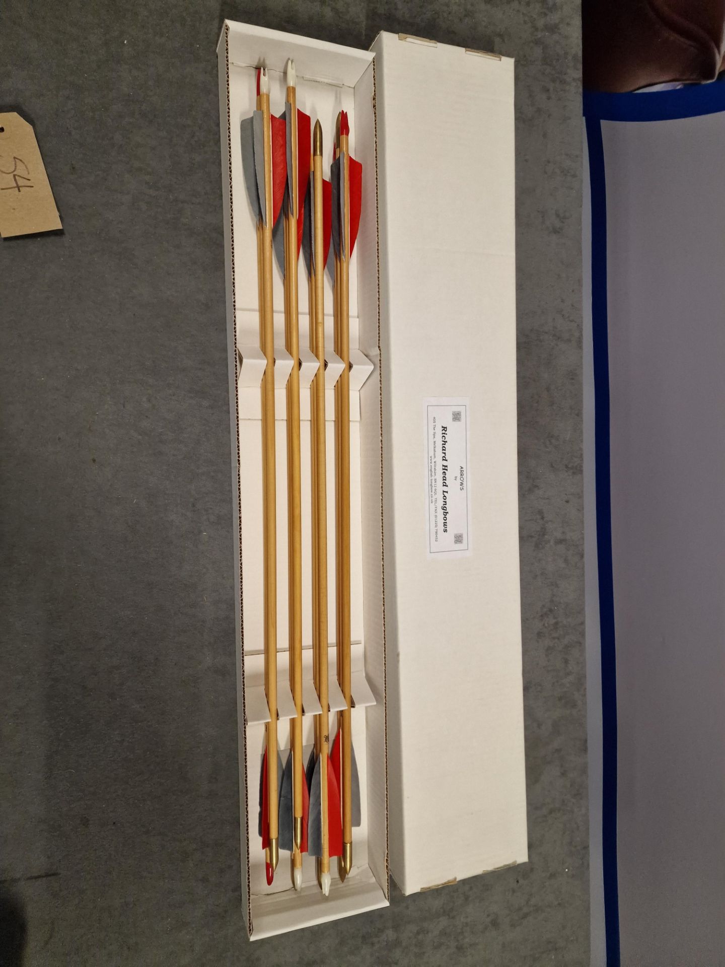 12 X Richard Head Longbow Arrow Shafts In Box Size 29" Never Been Shot - Image 3 of 4