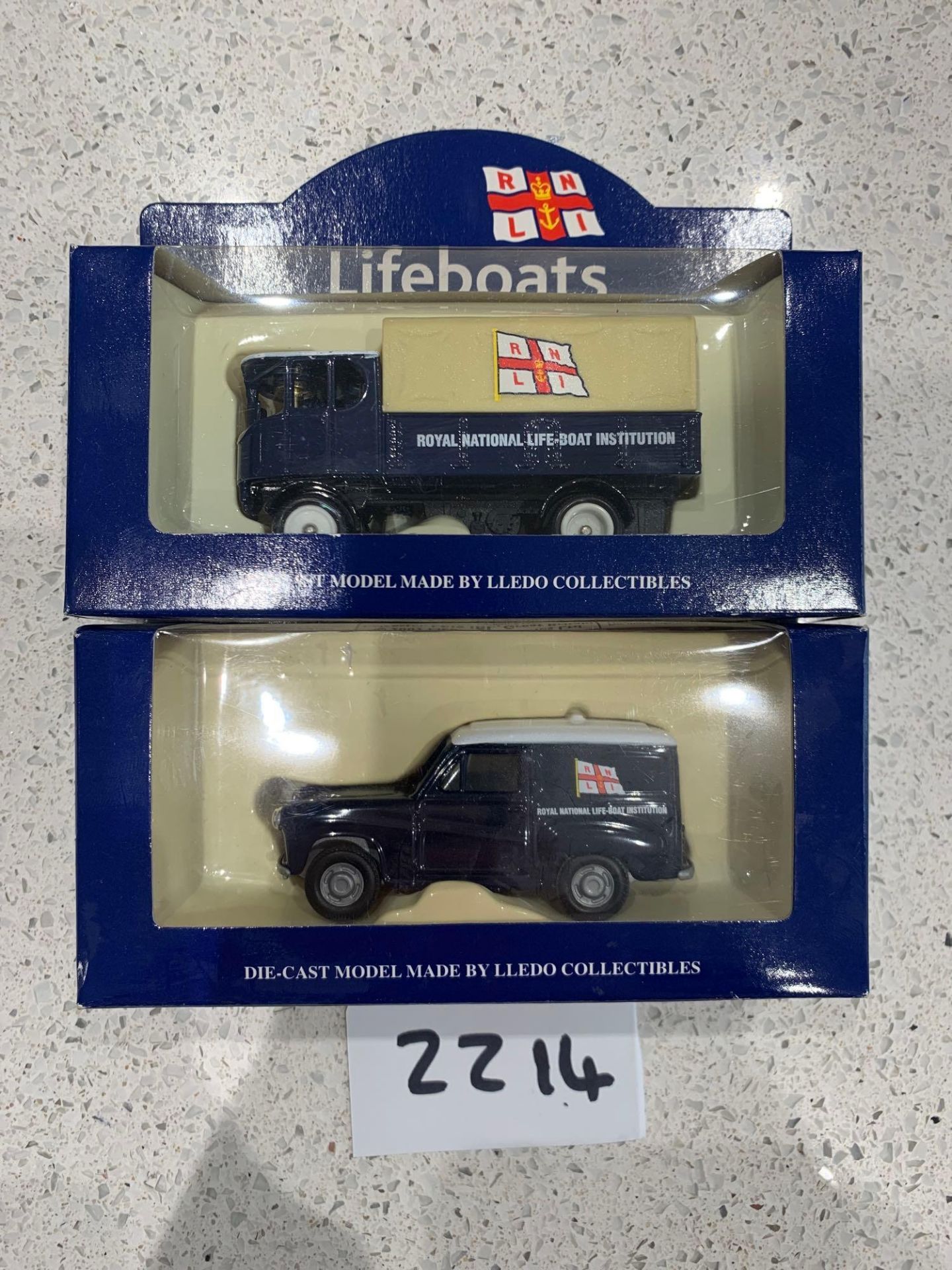 Lledo Diecast Scale Model RNLI Lifeboat Vehicles. Lorry And Van As Pictured