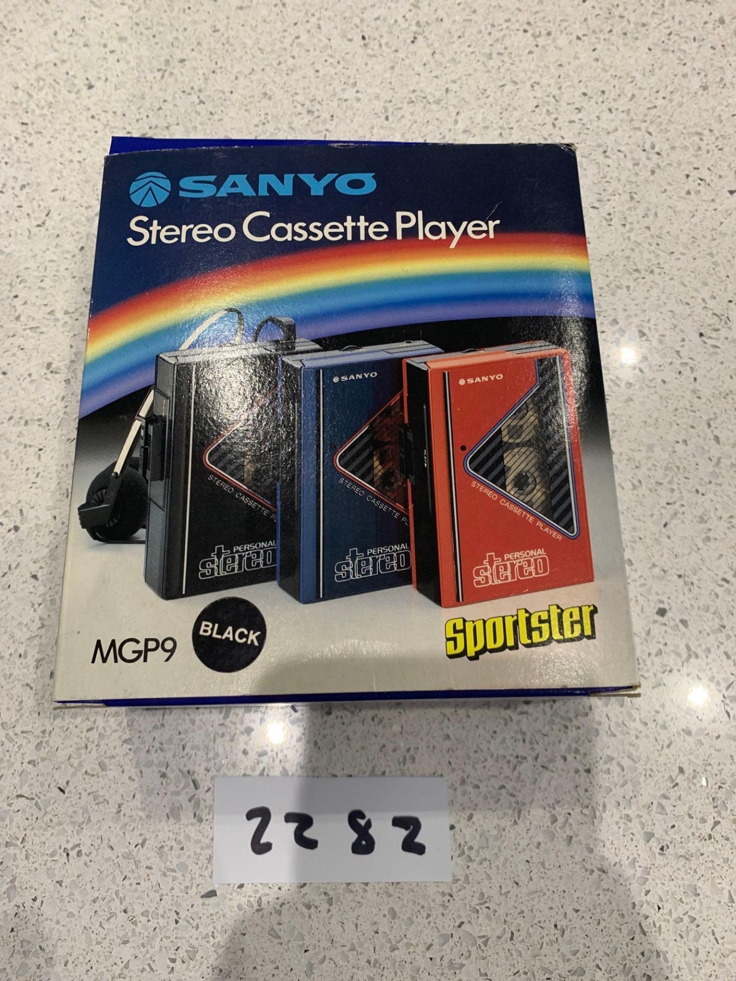 Vintage Sanyo MGP9 Walkman Portable Cassette Player