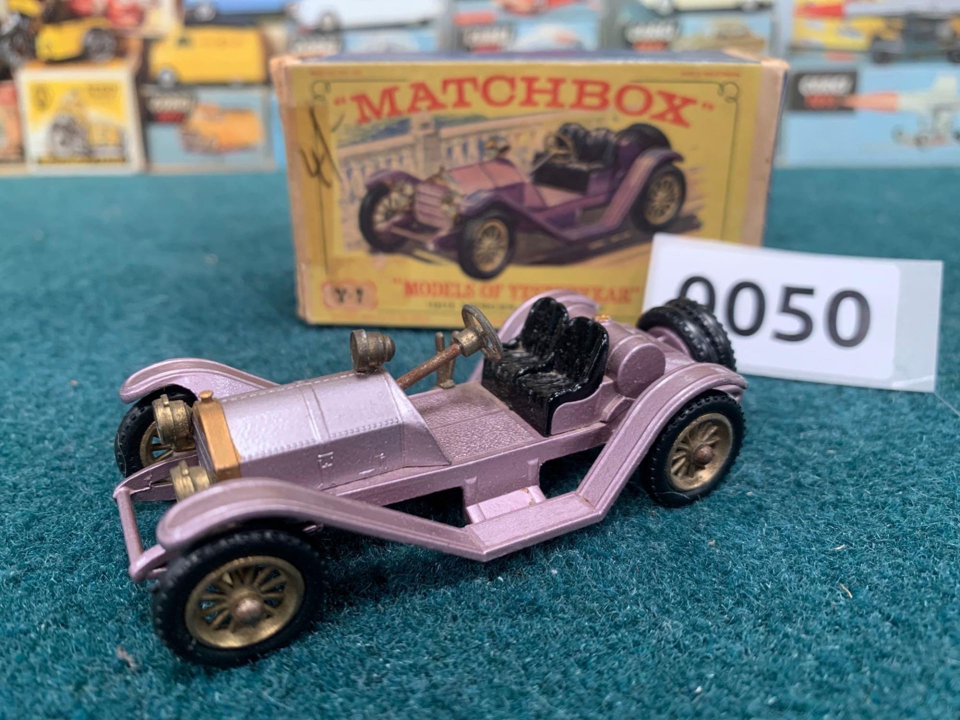 Matchbox Diecast Models Of Yesteryear #Y-7 1913 Mercer Raceabout Type 35J In Box - Image 8 of 9