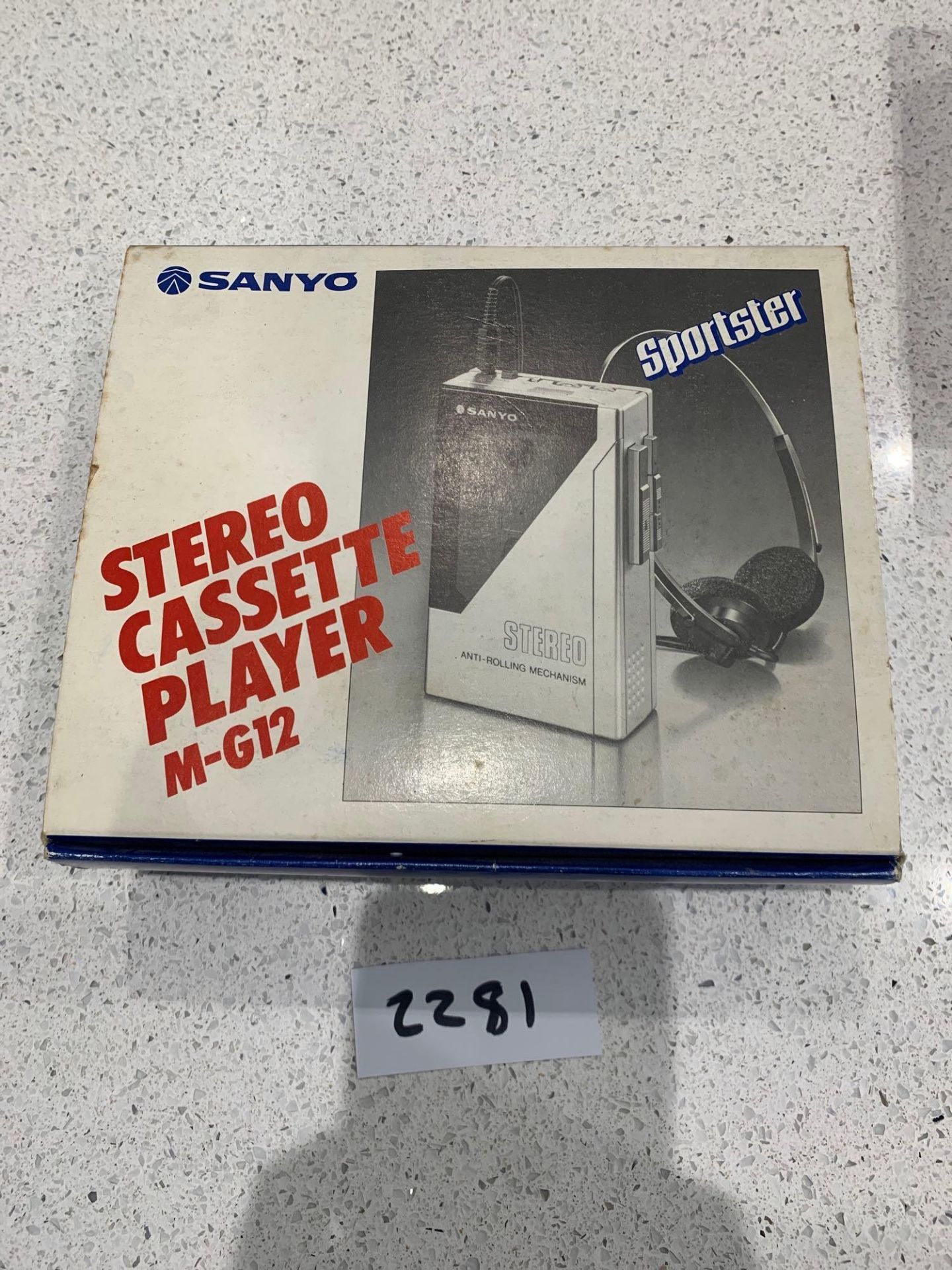 Sanyo Stereo Cassette Player M-G12 The M-G12 Was A Stereo Cassette Player And A Part Of The