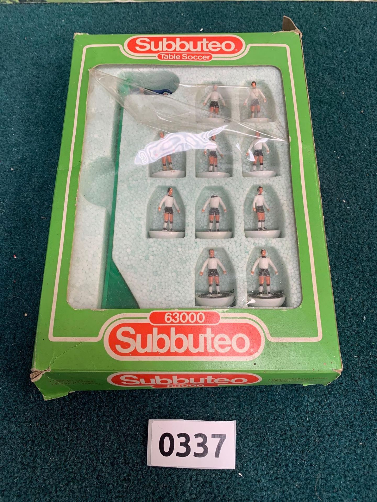 Subbuteo Leeds United Ref 63000 Lightweight Team 1995 Boxed Home Kit