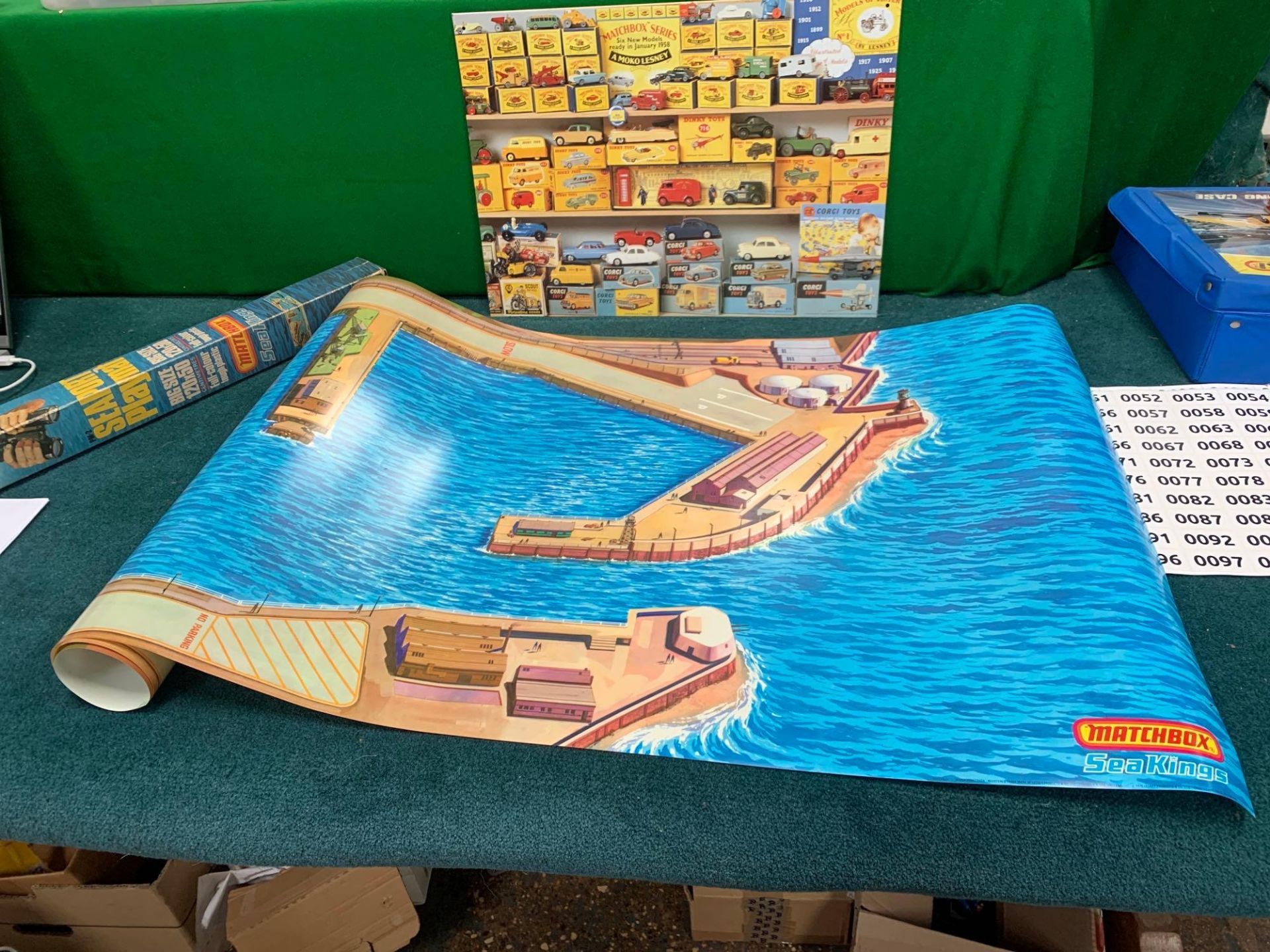 Matchbox Seakings Sea Port Playmat PM-2 Large Size 120 X 50CM - Image 3 of 4