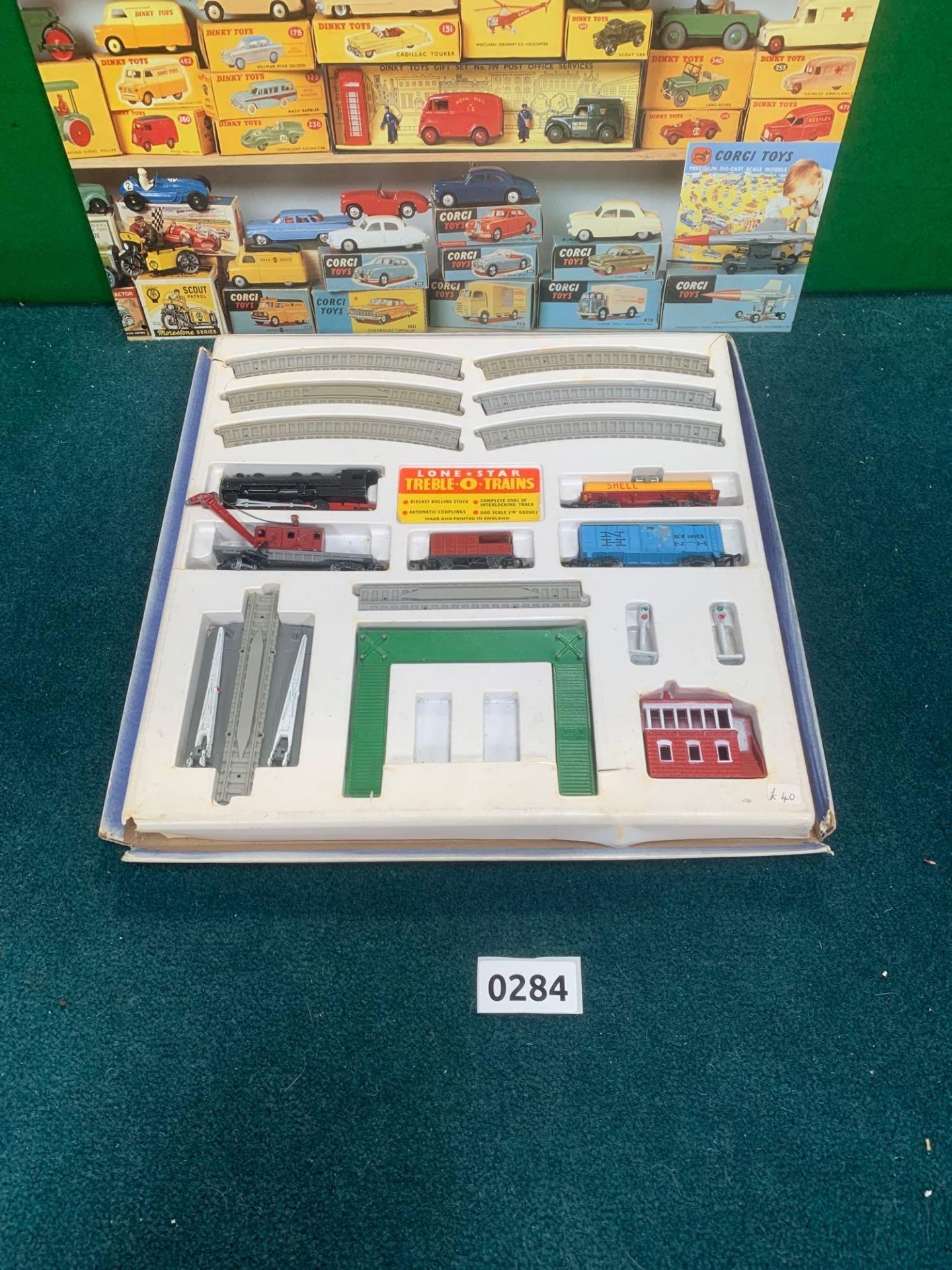 Lone Star Treble -O- Trains Box Has No Lid But Is Complete With Contents As Pictured Trains Track - Image 8 of 8