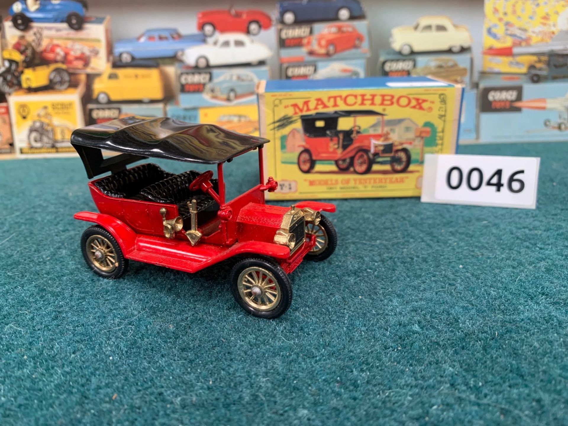 Matchbox Diecast Models Of Yesteryear #Y-1 1911 Model T Ford In Box