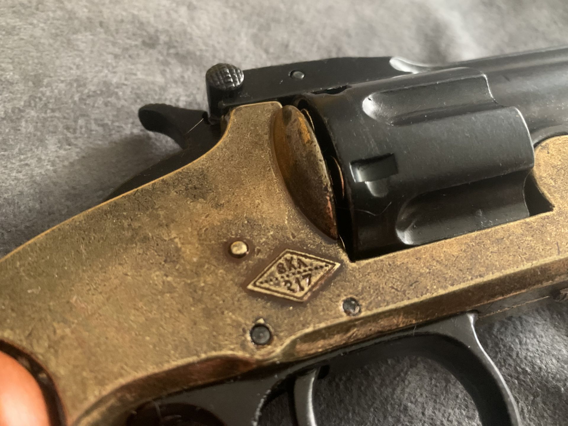 Denix Replicas 1869 Smith & Wesson Schofield Cal.45 Revolver 1008/L Non-Firing Repica These Replicas - Bild 5 aus 6