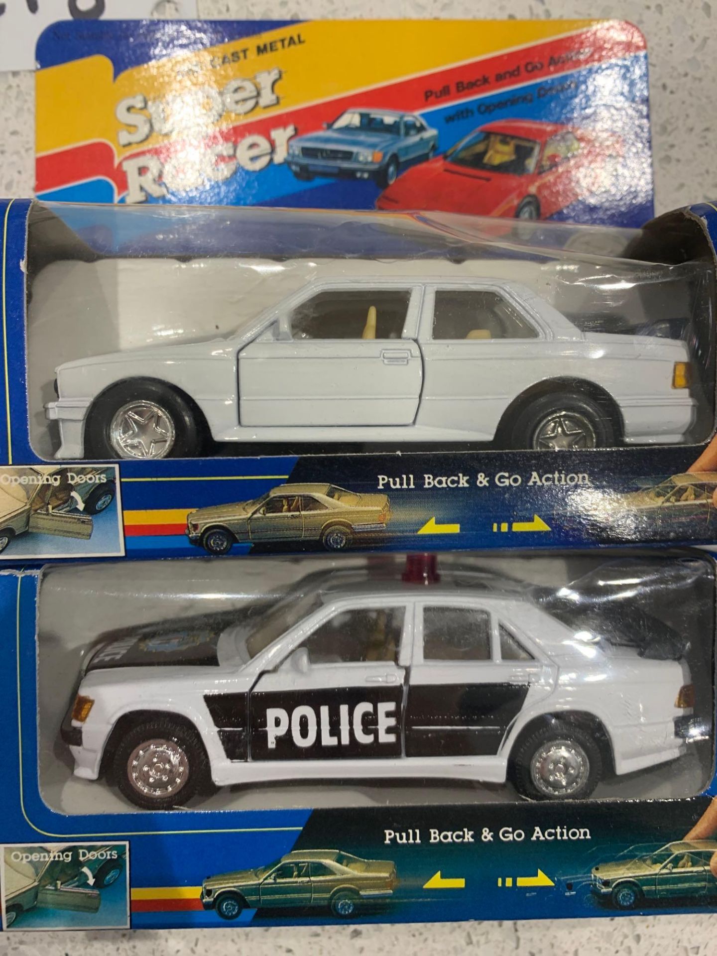 2 X Super Racer Mercedes Benz Models I With Police Markings - Image 2 of 4
