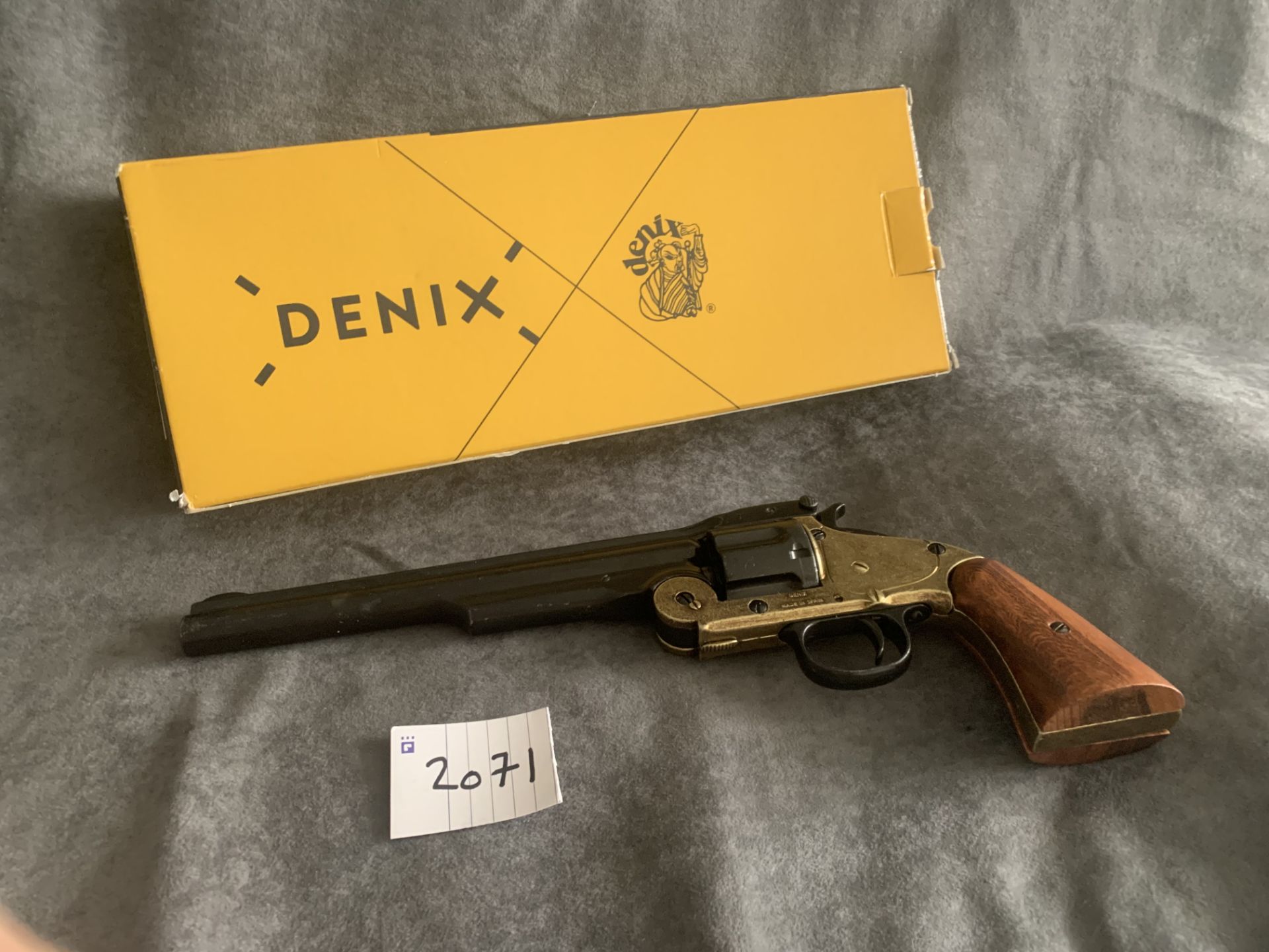 Denix Replicas 1869 Smith & Wesson Schofield Cal.45 Revolver 1008/L Non-Firing Repica These Replicas
