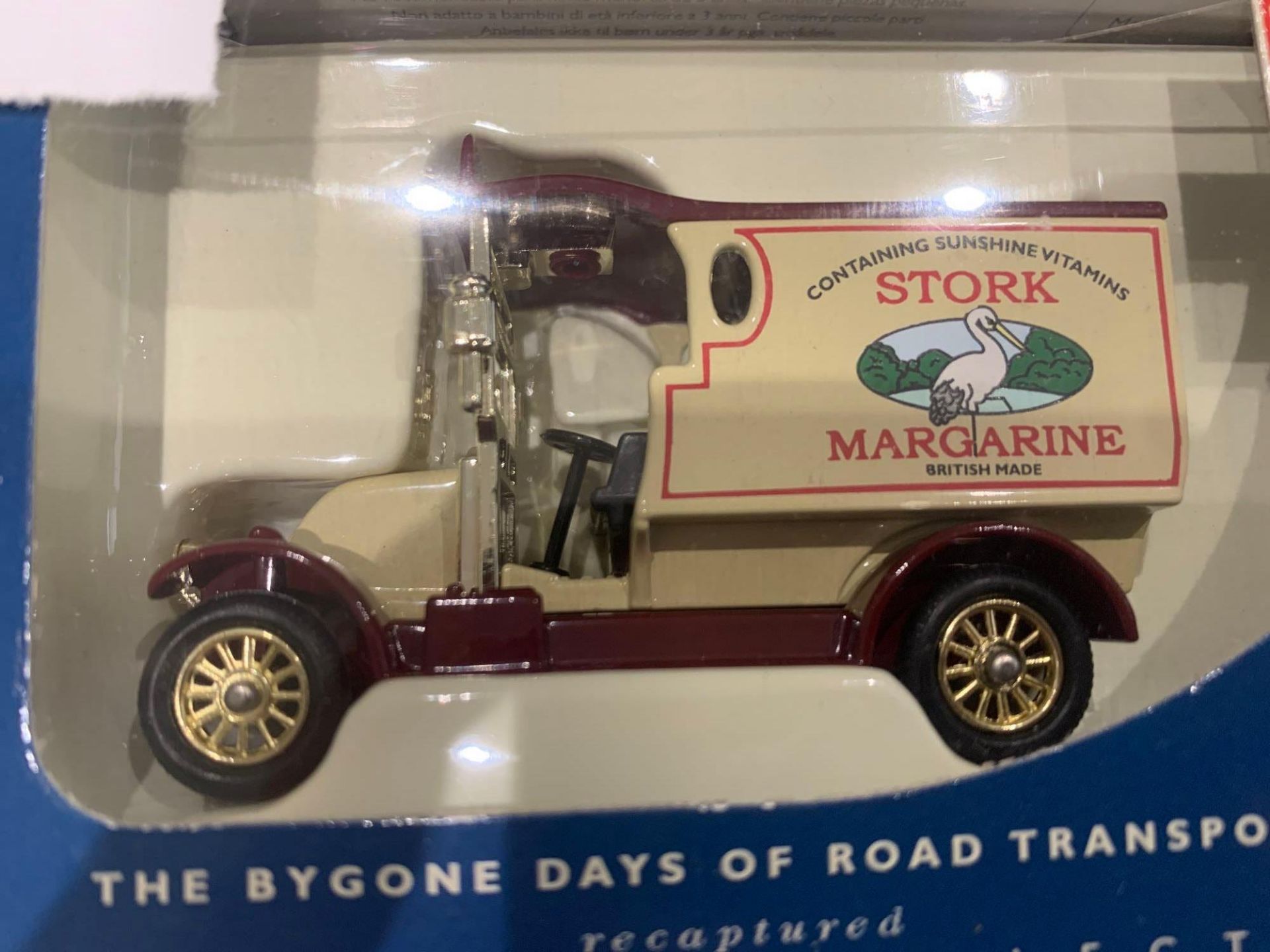 4 X Lledo Diecast Scale Model The Bygone Days Of Road Transport Renault Van Stork Margerine DG085013 - Image 5 of 7