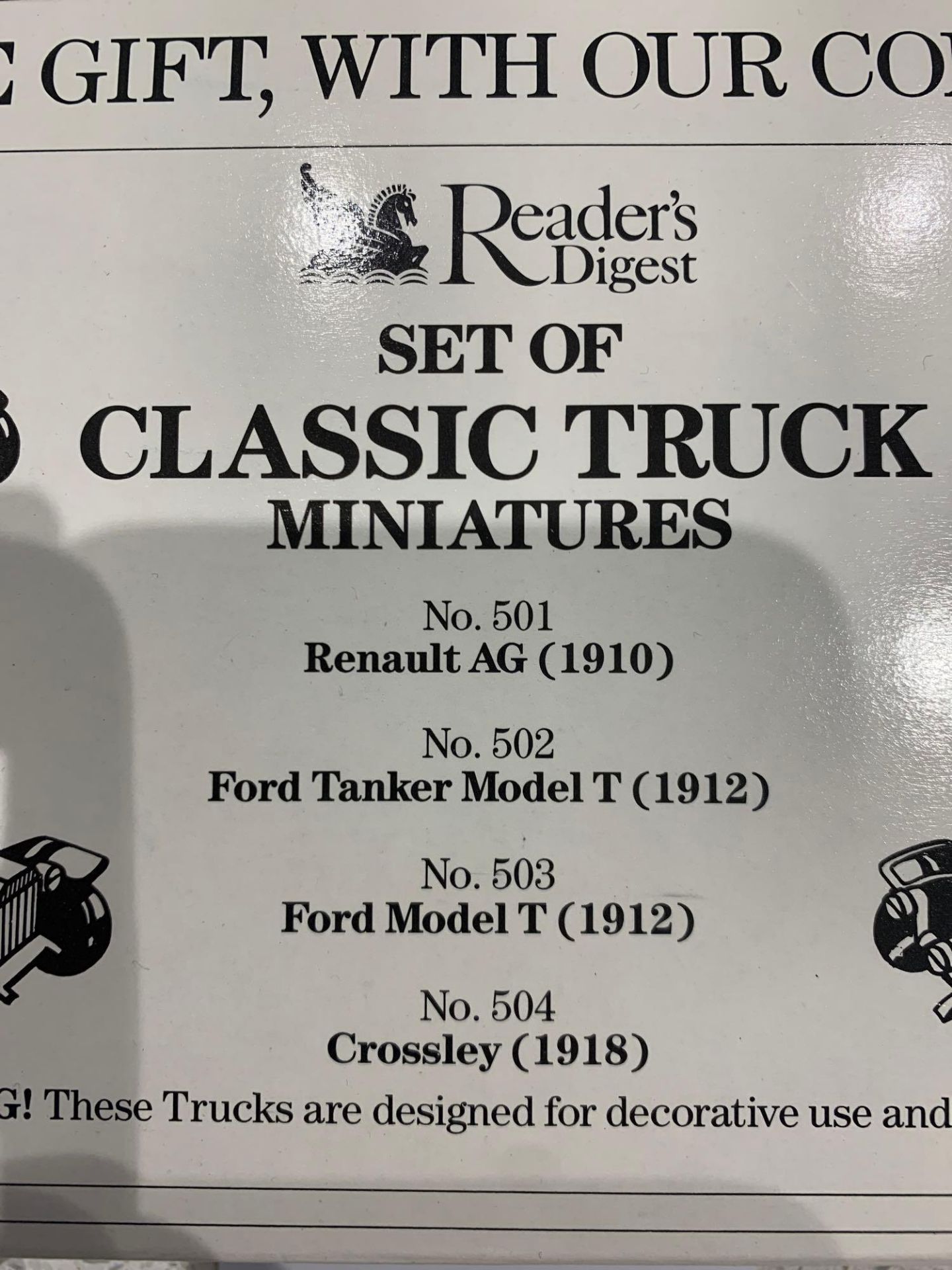 Readers Digest set of classic trucks Minitures Readers Digest set of classic trucks Minitures - Bild 2 aus 7