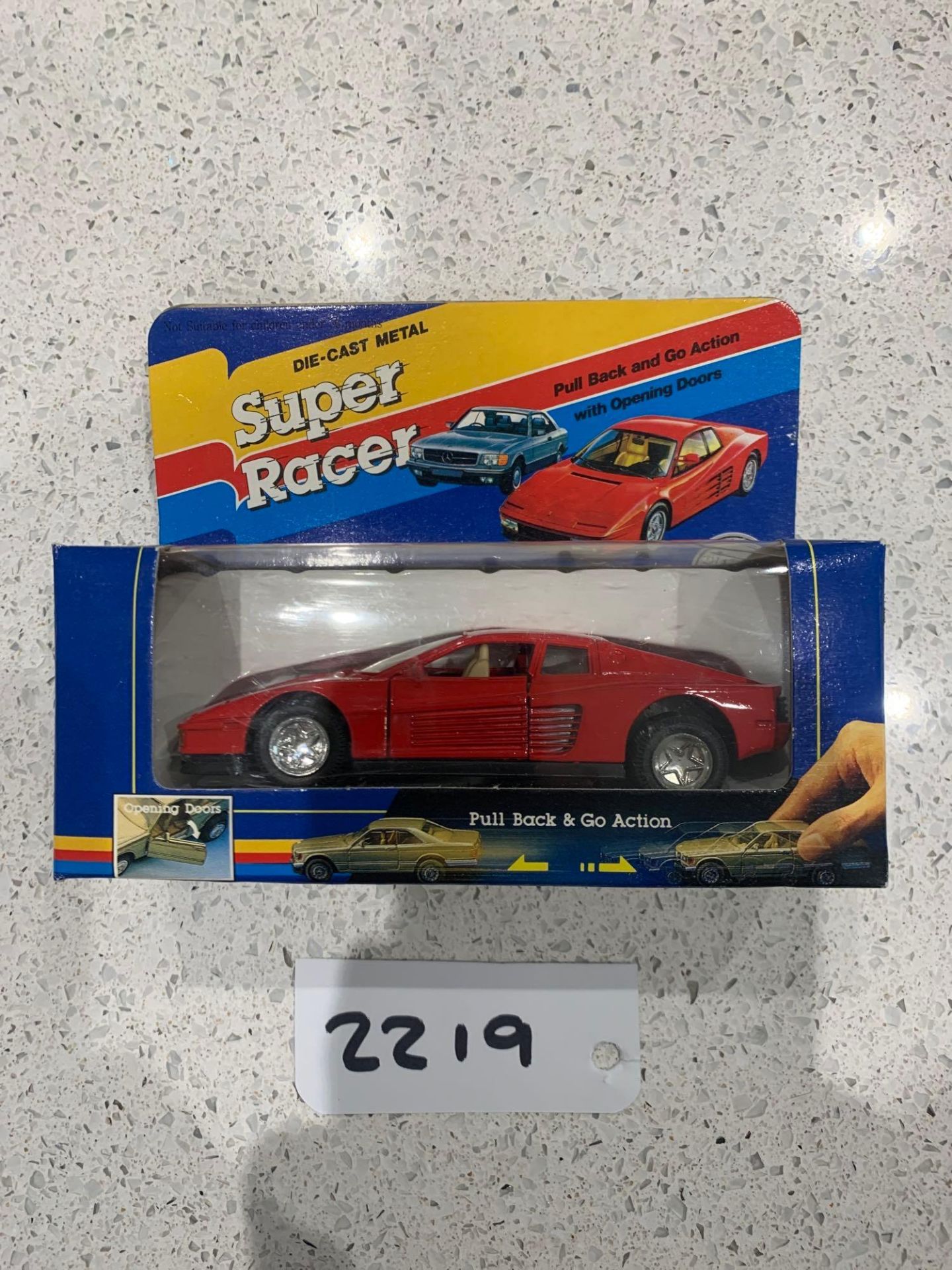 Super Racer Ferrari Testarossa Boxed