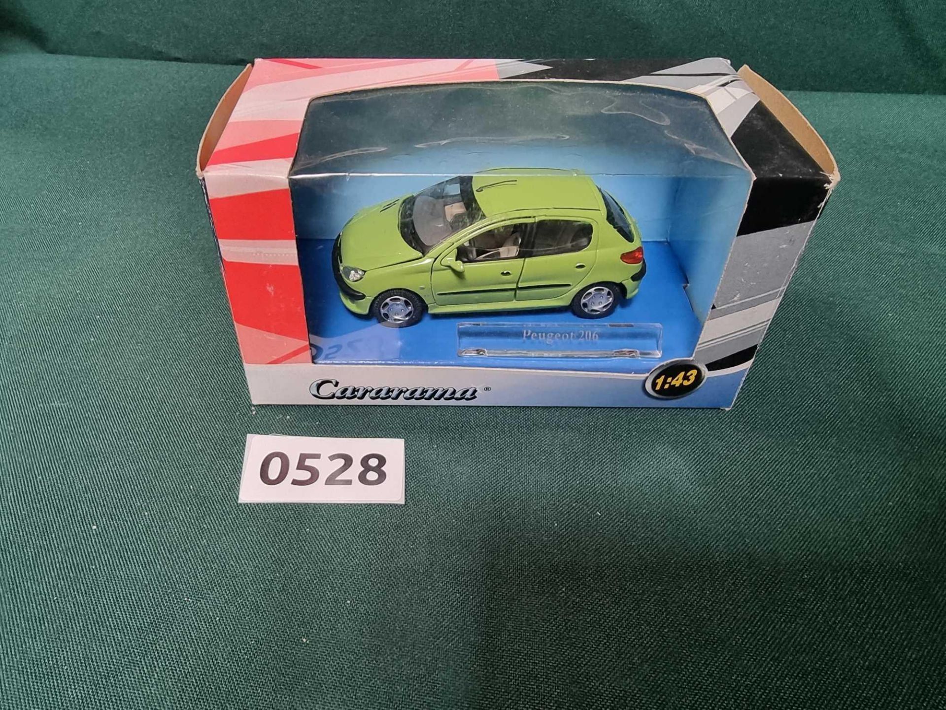 Cararama Hong Kong Peugeot 206 1/43 Scale Diecast Model In Window Box