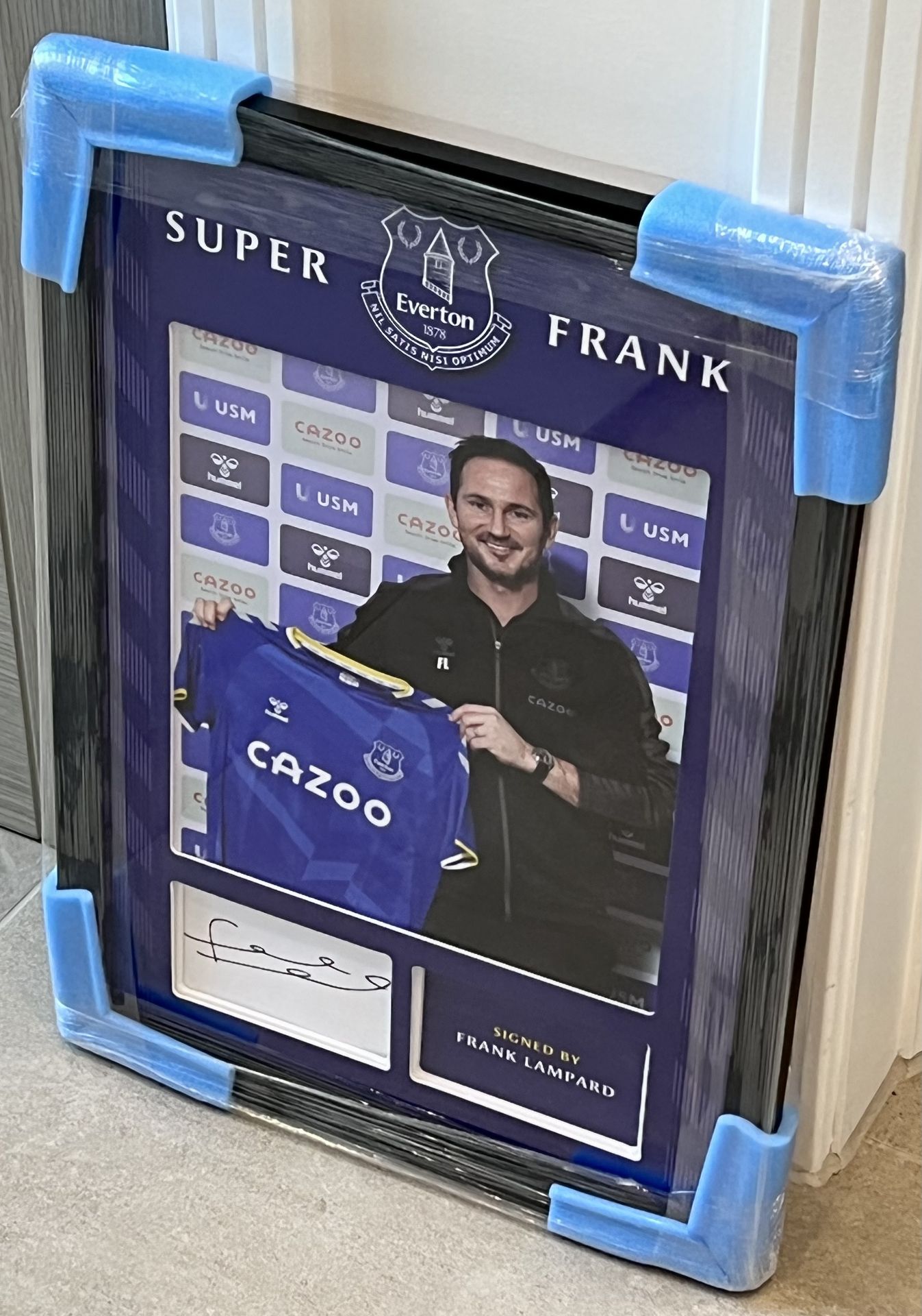 Authentic hand signed display of English National footballer Frank Lampard OBE , managing Everton - Image 3 of 5