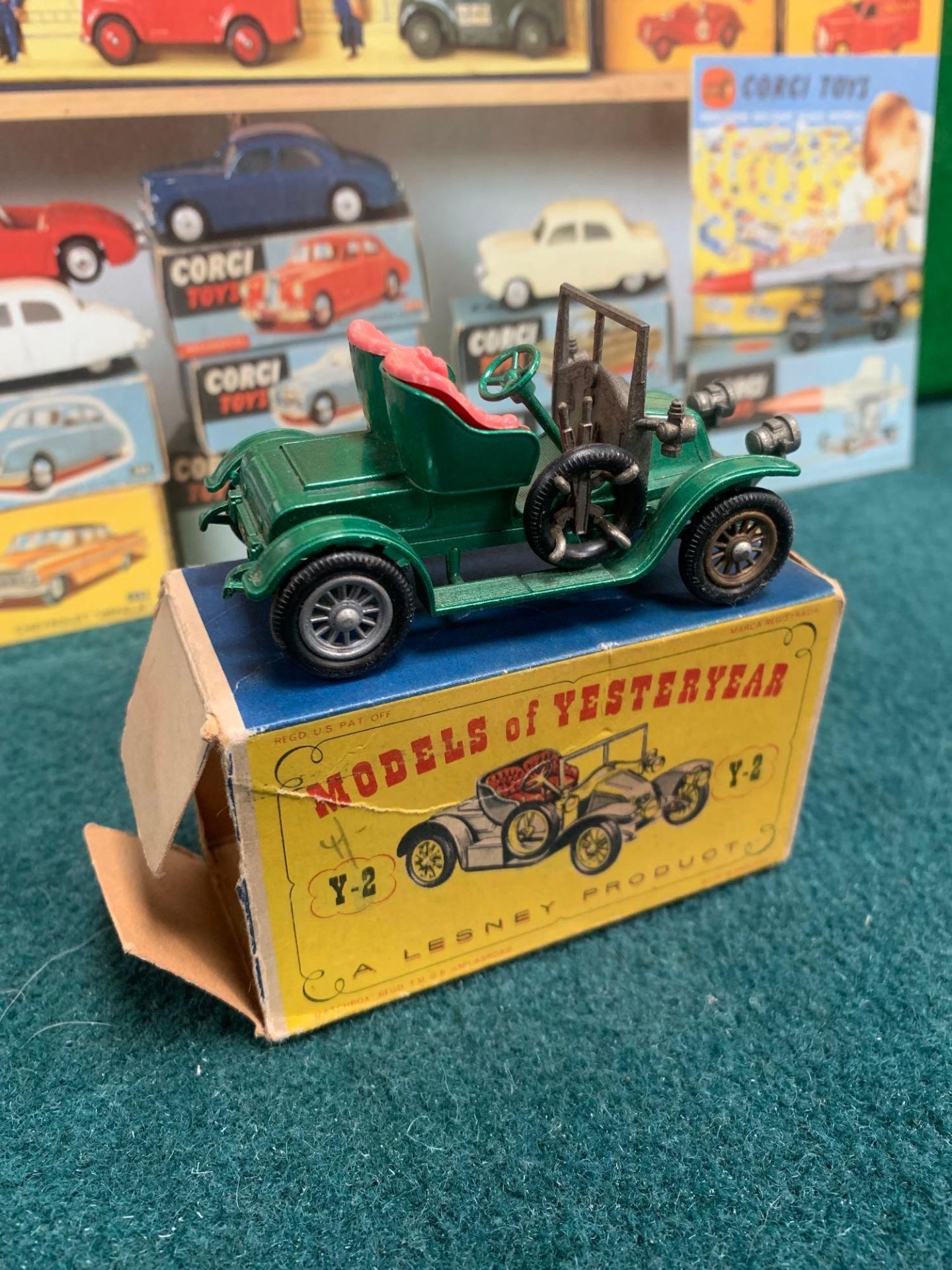 Matchbox Lesney Models Of Yesteryear 1911 Renault Y-12 Box Missing Tab. - Image 3 of 6