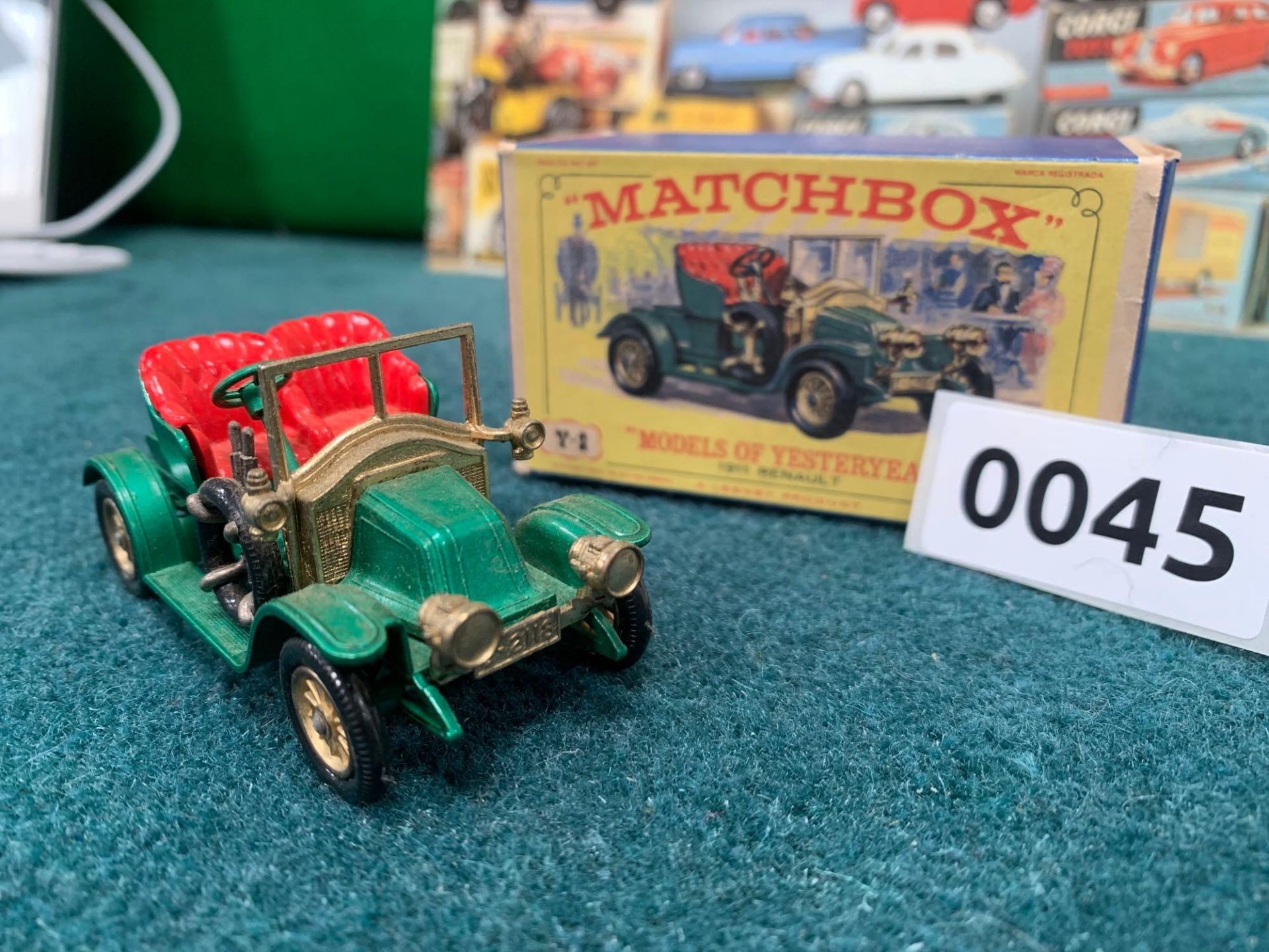 Matchbox Diecast Models Of Yesteryear #Y-2 1911 Renault In Box - Image 3 of 4