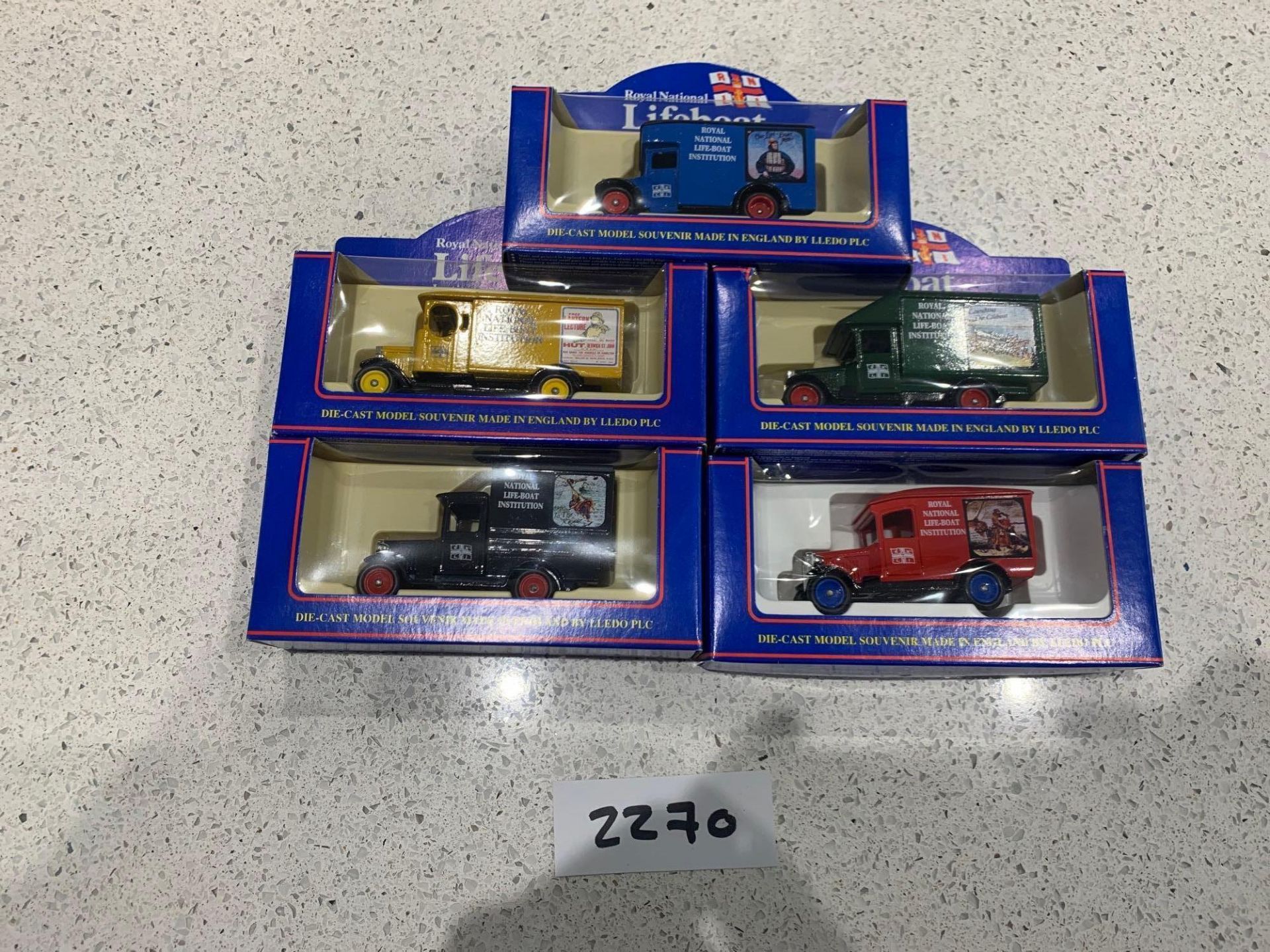 Lledo set of 5 Royal National Lifeboat Institution