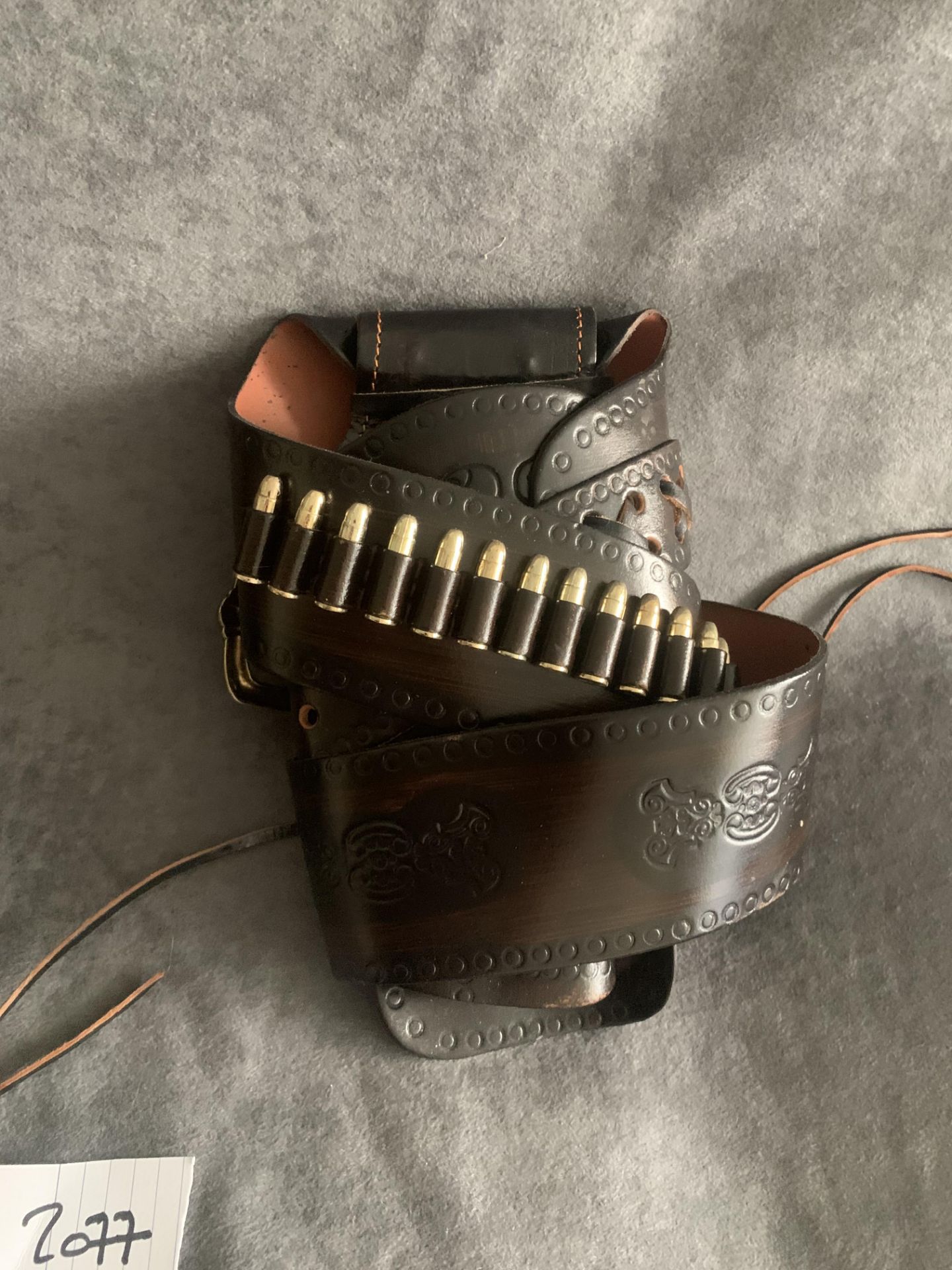 A Pair Of Colt Holsters With Bullets - Bild 3 aus 6