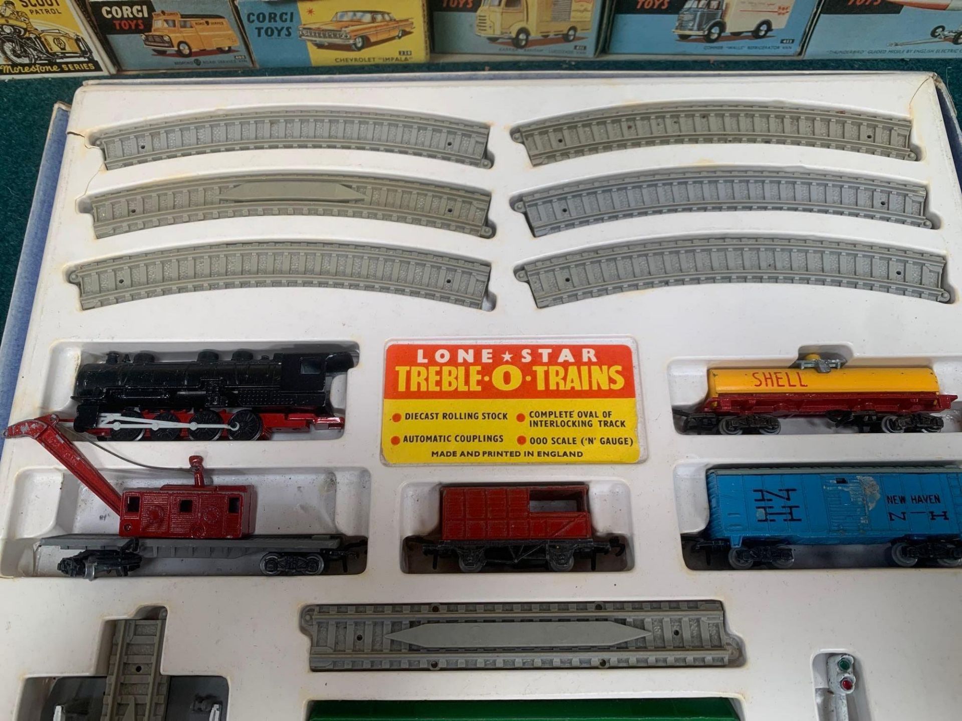 Lone Star Treble -O- Trains Box Has No Lid But Is Complete With Contents As Pictured Trains Track - Image 5 of 8