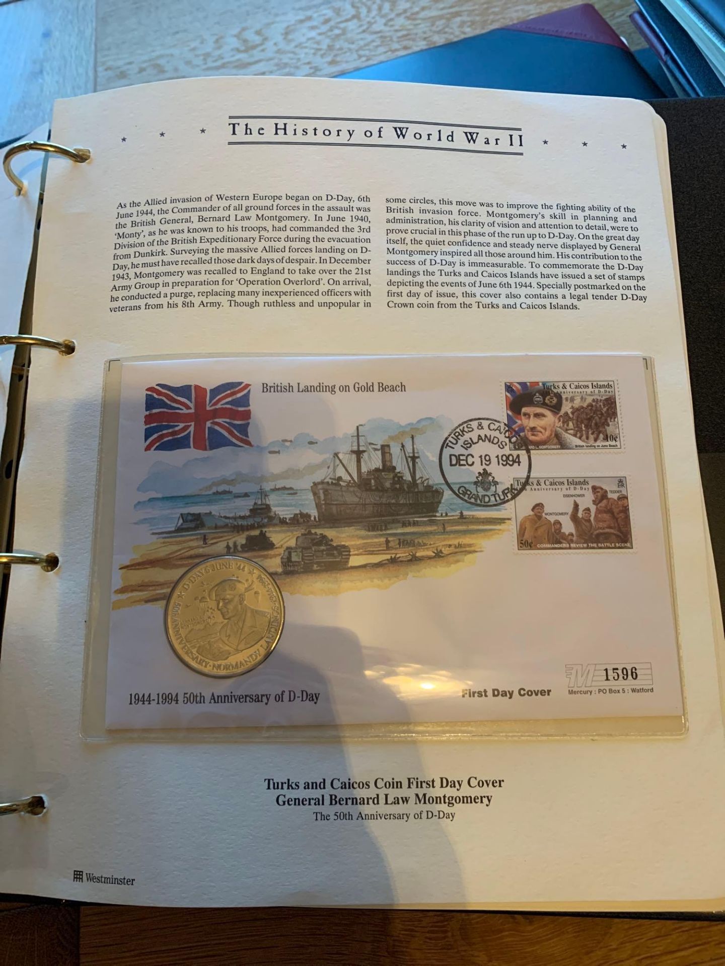 Westminster Collection The History Of World War II Official First Day Covers. 7 Complete Binders - Image 10 of 15