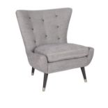 Madison Wing Chair- A Stylish Scandi Inspired Shape Dressed In Belgian Libeco Linen 87 x 86 x 92cm