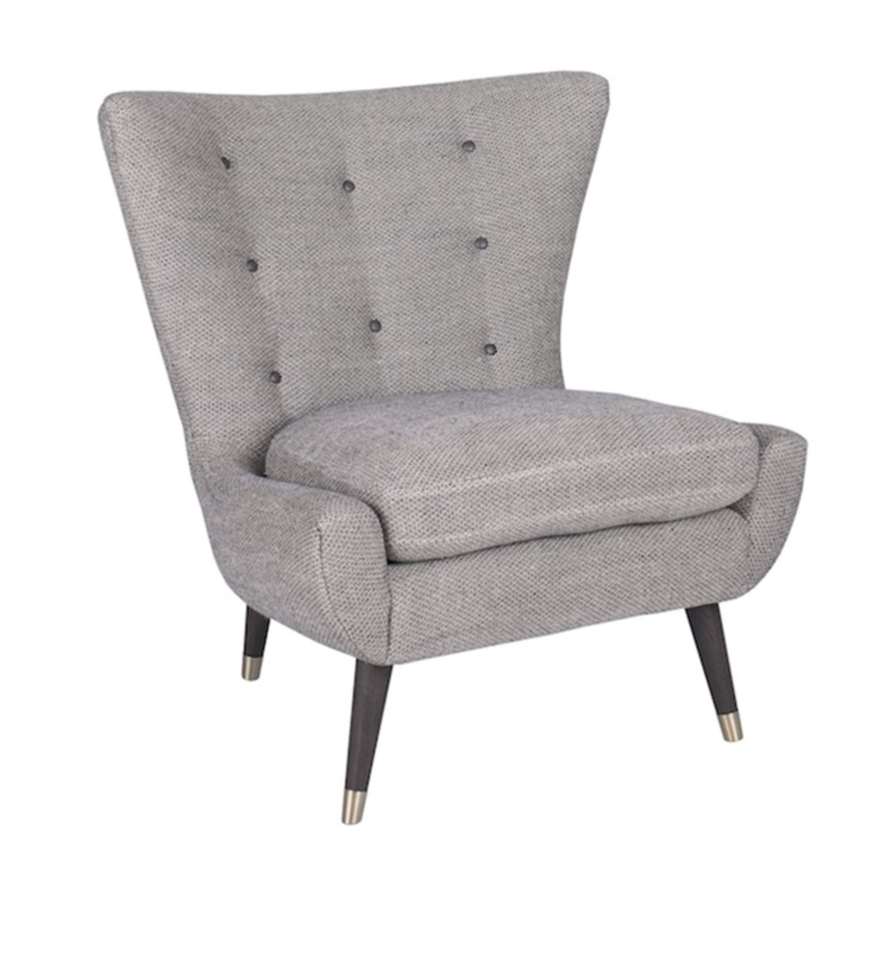 Madison Wing Chair- A Stylish Scandi Inspired Shape Dressed In Belgian Libeco Linen 87 x 86 x 92cm