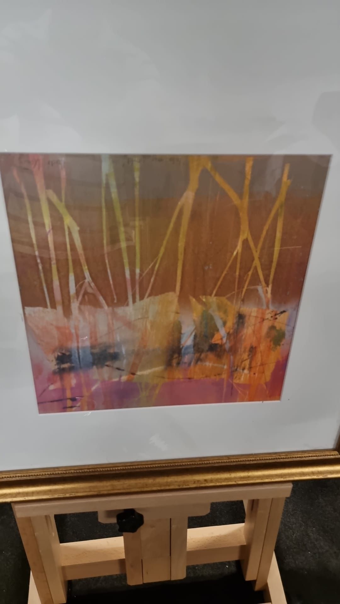 Framed Artwork Monorpint Signed Louise Davies (British) 59 X 69cm (A01) - Bild 2 aus 4