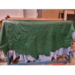Yarwood Heritage Fern Leather Hide approximately 2 4M2 2 x 1 2cm ( Hide No,151)