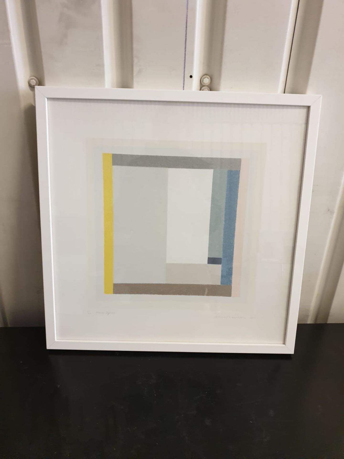 March Square By Emma Lawrenson Limited Edition 1 Of 20 Framed Art 53 x 53cm (ST49)