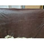 Chocolate Leather Hide approximately 3 6M2 2 x 1 8cm ( Hide No,189)