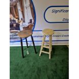 2x backless high Stools (SR590)