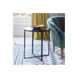 Torrance Side Table Make A Statement With This Trendy Side Table Featuring A Contemporary Smoked