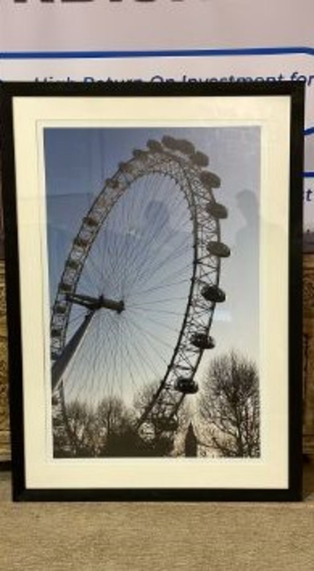 The London Eye Framed And Signed Limited Edition Photographic Print By Martin Smith London 125 Of