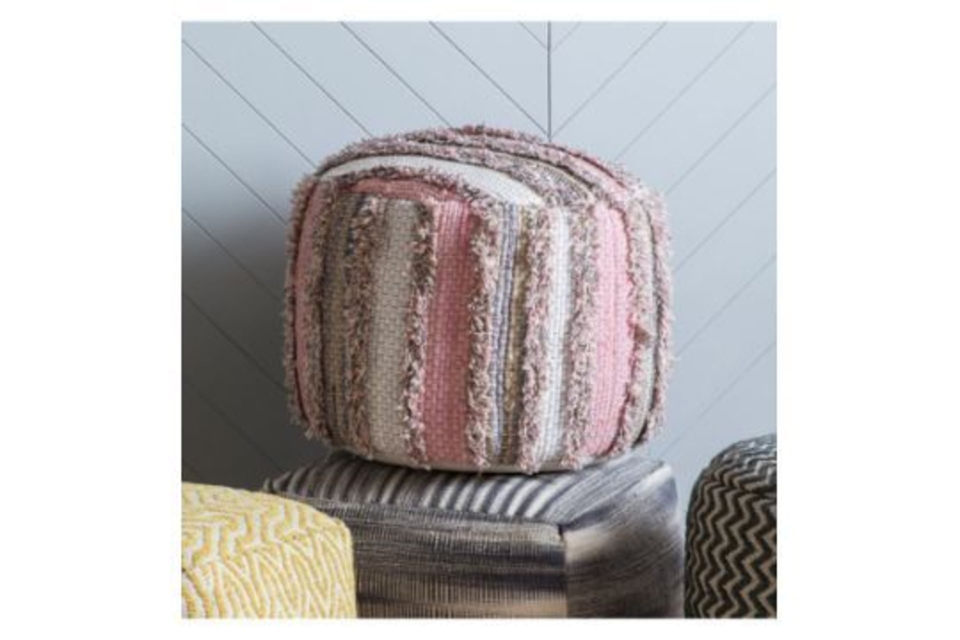 Opal Pouffe Blush Add This Pouffe To Your Home To Give It A Much More Detailed Design This Is An