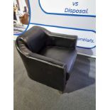 Deco Chair Black Leather This Art Deco Inspired Armchair Creates The Atmosphere Of An English