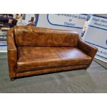 Deco Handmade Leather Sofa This Art Deco Inspired Sofa Offers Complete Comfort Slightly Slanted Back