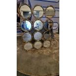 Coach House Circles Accent Mirror 127 x 95cm This Item Is Either Ex Showroom/Display Or Used