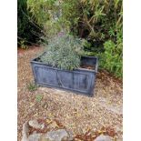 A Chelsea Trough Lead Effect Robust, Lightweight And Frost Proof Construction From Durable Plastic