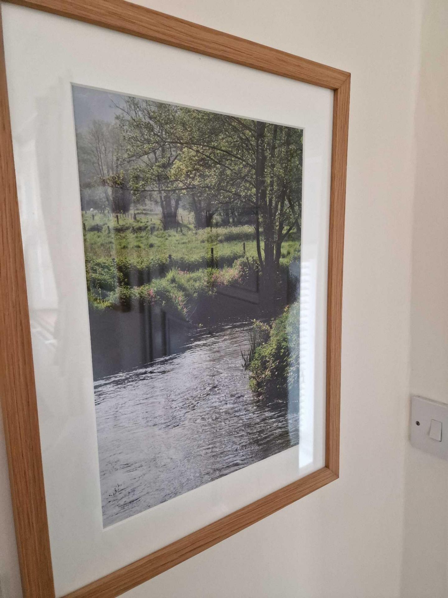 A Pair Of Framed Landscape Photoprints By Colin Sturges Okewood Imagery In Modern Wood Frame 38 x - Bild 2 aus 2