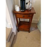 Ancient Mariner Pacific Mahogany Telephone Table Handmade From Mahogany, This 2-Drawer Table Works