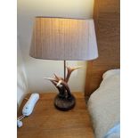 David Hunt Antler Ant4129 Table Lamp A Delicate, Hand Painted Antler Table Lamp, Featuring
