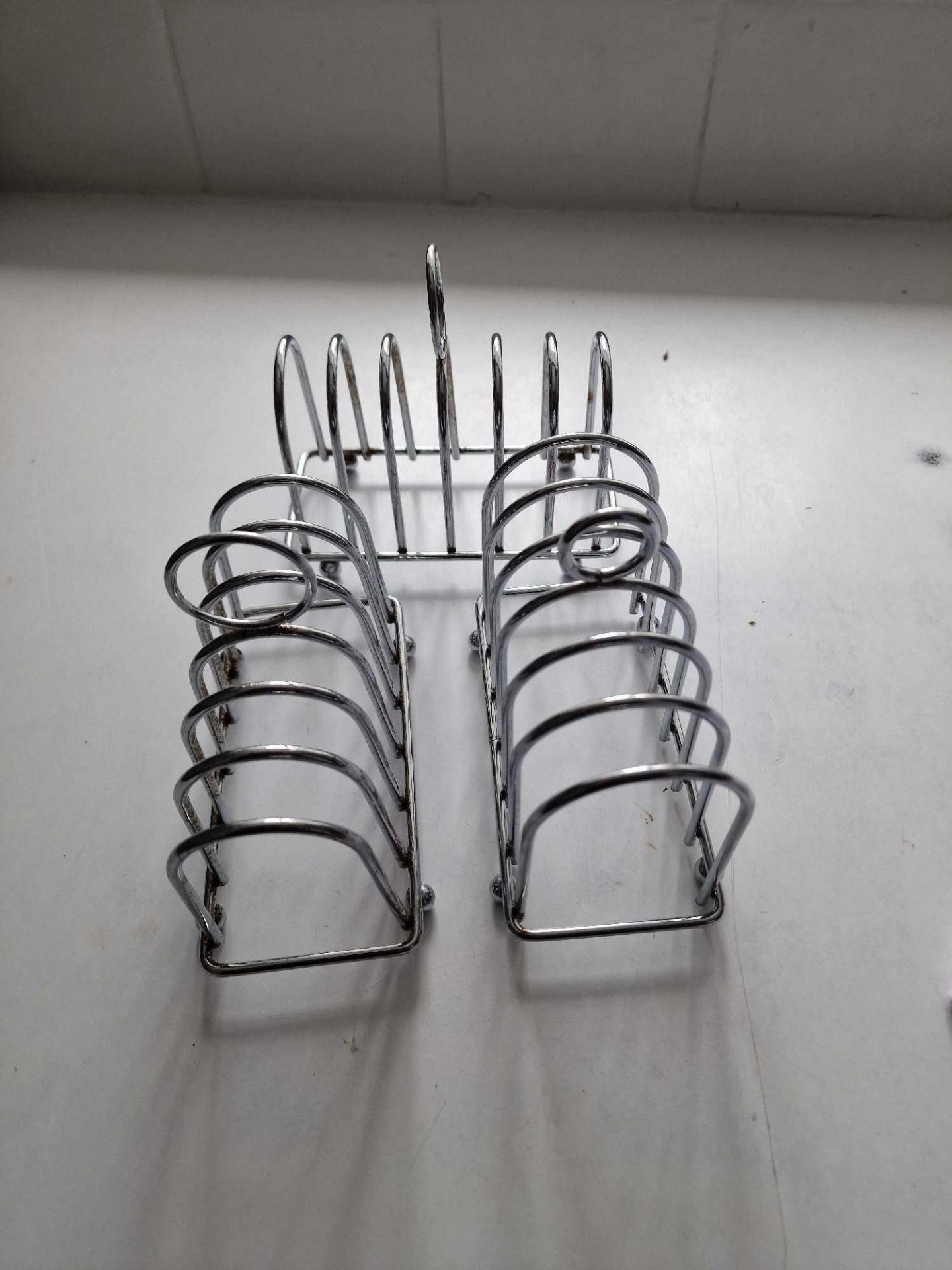 10 x Olympia Wire Toast Rack 6 Slice
