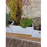 A Stewart Trough Lead Effect Robust, Lightweight And Frost Proof Construction From Durable Plastic