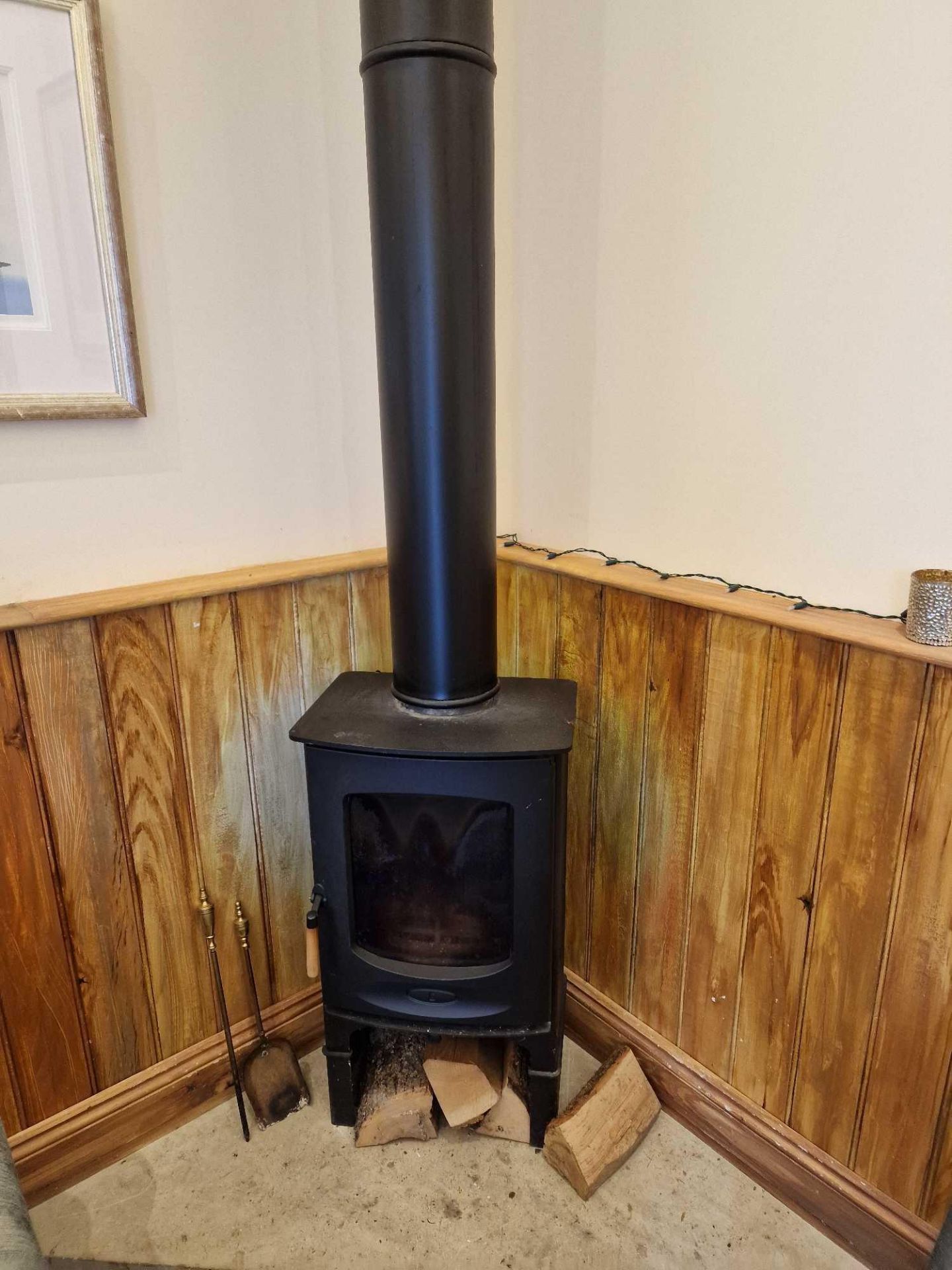 Charnwood C-Eight Wood Burning Ecodesign Stove 8.3kw OUTPUT (DR1001-V27162) 398 x 500 x 710mm - Bild 2 aus 2