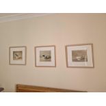 A Set Of 3 Framed Signed Wall Art By Richard Hoare (1) Still Life Shaftesbury Limited Edition 2/