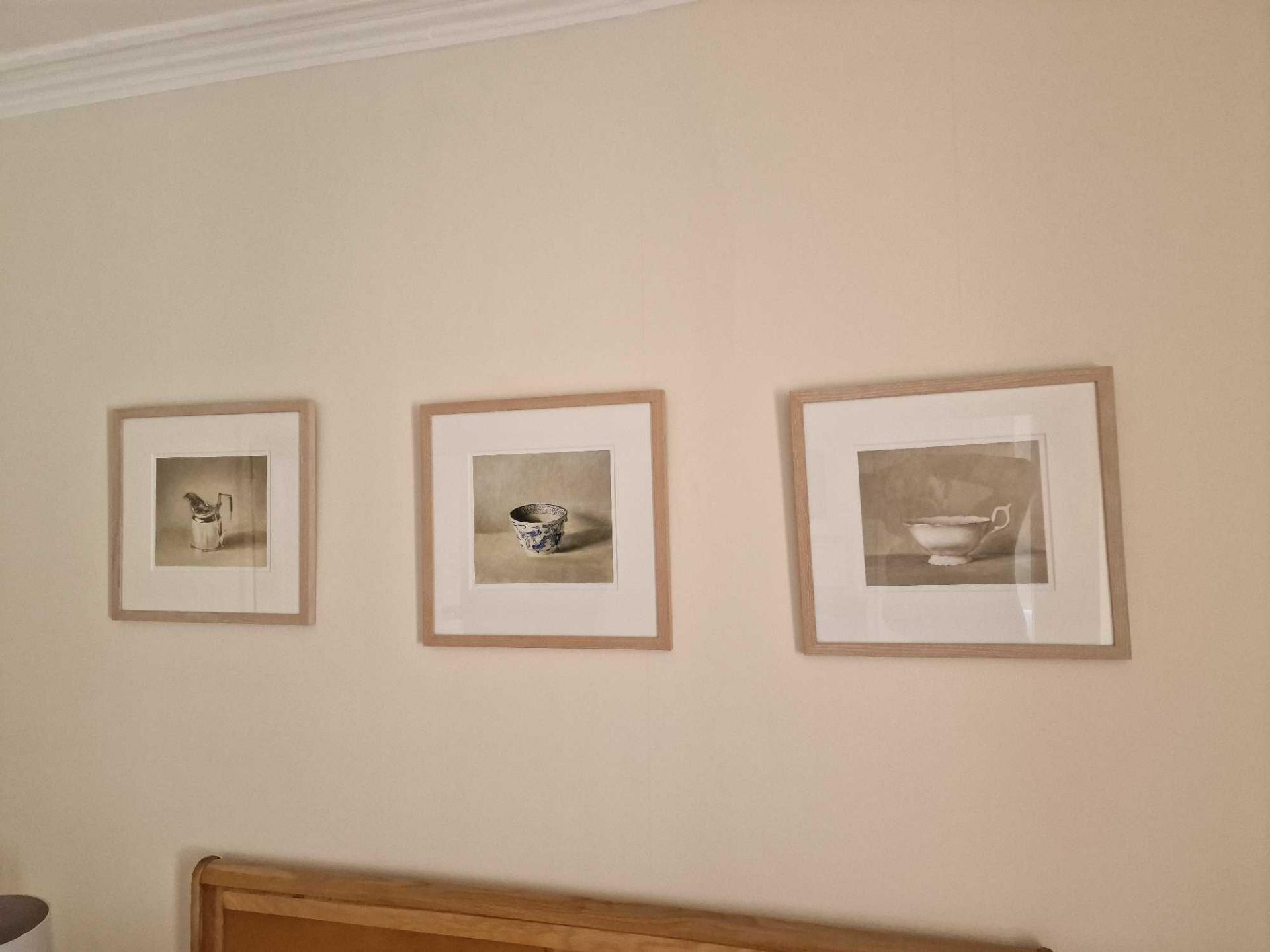 A Set Of 3 Framed Signed Wall Art By Richard Hoare (1) Still Life Shaftesbury Limited Edition 2/