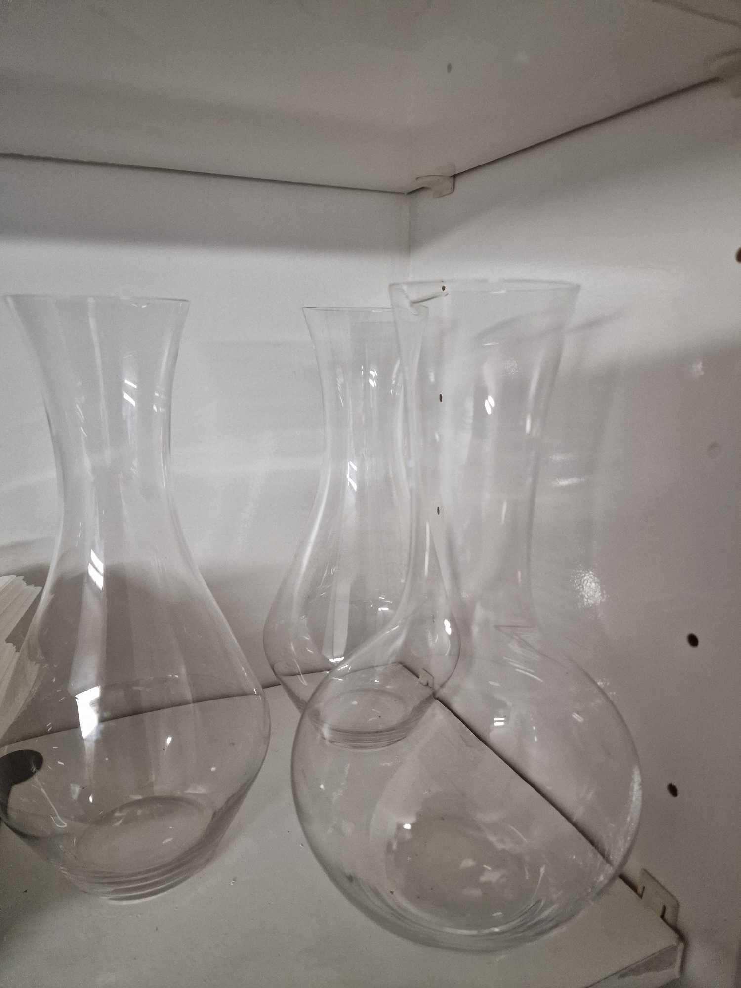 Various Glass Water Jugs And Carafes As Found - Image 2 of 2