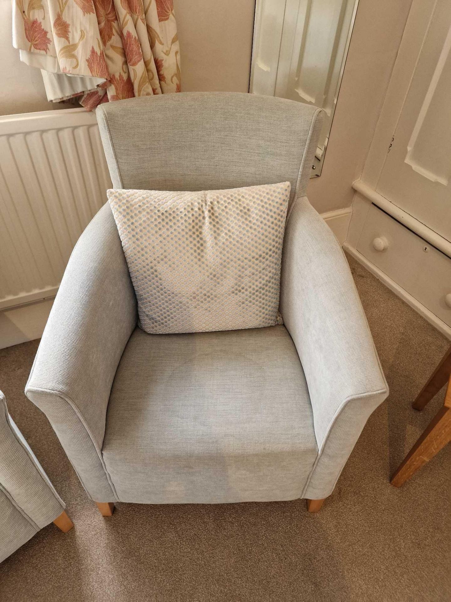 A Pair Of Pekalp London Armchairs Boasting A Classic Design With Button Back Detailing Upholstered - Image 2 of 3