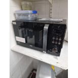 DeJongh 900W Enamel Cavity Solo Microwave AM9 25 Litres Interior Capacity Child Safety Lock 31.5cm