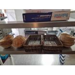 Various Basket Ware Table Accessories As Found