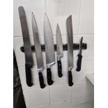 3 x Wall Mount Magnetic Knife Holders(knives not included)